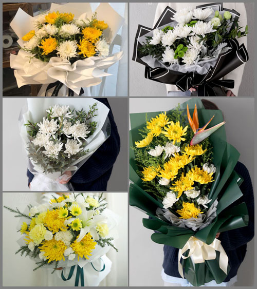 贵州毕节市织金县实兴乡小干坝村白事花束代送